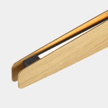 Quitani Persida LED stropné svietidlo, 118 cm, dub, 2 700 K