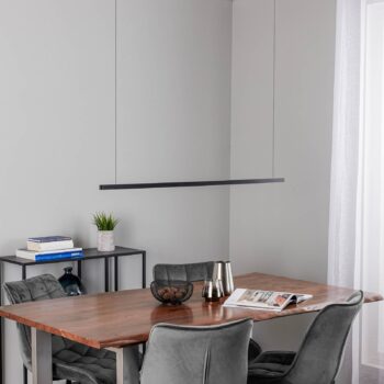 Quitani Talon LED závesná lampa čierna eloxovaná 24W