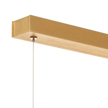 Quitani Talon LED závesná lampa mosadzná eloxovaná 24W