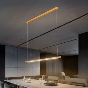 Quitani Talon LED závesná lampa mosadzná eloxovaná 24W