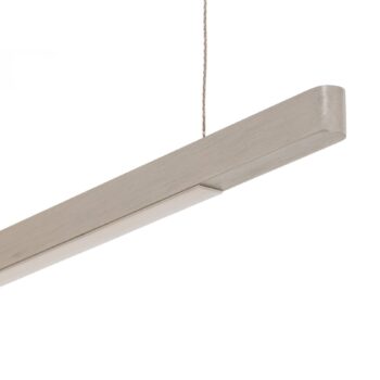Quitani Talon LED závesné svietidlo hliník/prírodný elox 32W