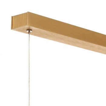 Quitani Talon LED závesné svietidlo mosadzný elox 32W