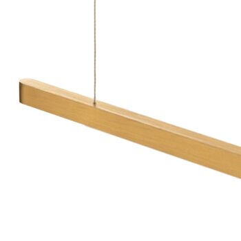 Quitani Talon LED závesné svietidlo mosadzný elox 32W