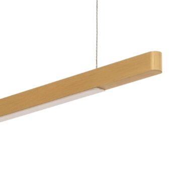 Quitani Talon LED závesné svietidlo mosadzný elox 32W