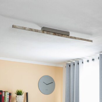 Quitani Zino LED stropné svietidlo bridlicovo zlaté 38W