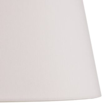 Quitani stojacia lampa Reba, trojnožka, chintz biela