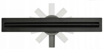 REA - Lineárne odtokový žľab Neo Slim 800 Pro čierny (REA-G8902) 2. jakost