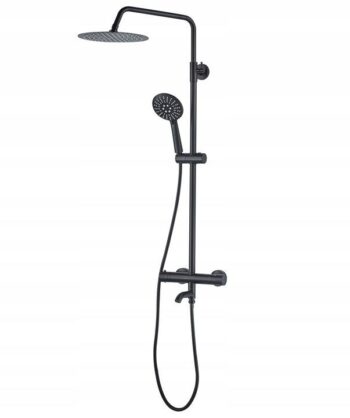 REA REA - Sprchový set s batériou 150mm Lungo čierny REA-P4113