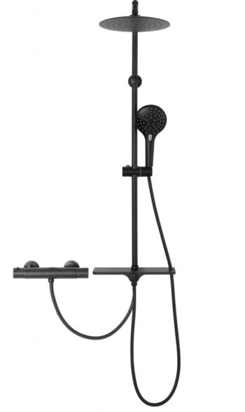 REA REA - Sprchový set s batériou 150mm Mike čierna REA-P0550