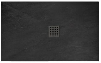 REA - Sprchová vanička Black Rock 90x120 čierna REA-K4580