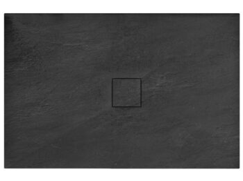 REA - Sprchová vanička Stone 80x120x4 čierna REA-K9602
