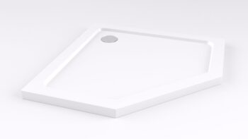 REA - Sprchovací kút Diamond 80x80 čierny matný REA-K6900