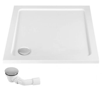 REA - Sprchový kút Fargo 90x90 čierny matný REA-K6318