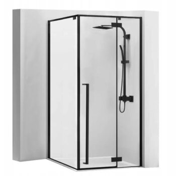 REA - Sprchový kút Fargo 90x90 čierny matný REA-K6318