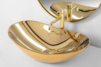 REA - Umývadlo na dosku Royal Gold REA-U4545