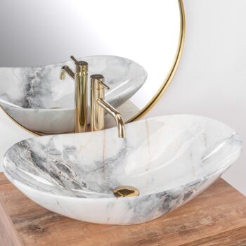 REA - Umývadlo na dosku Royal Granit 61x35 REA-U8596