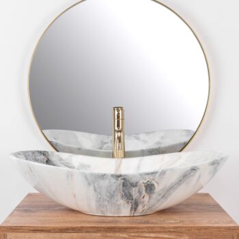 REA - Umývadlo na dosku Royal Granit 61x35 REA-U8596