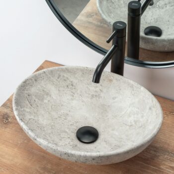 REA - Umývadlo na dosku Sofia Light Stone 41x34,5 REA-U0165