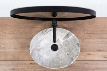 REA - Umývadlo na dosku Sofia Stone Marble 41x34,5 REA-U9908