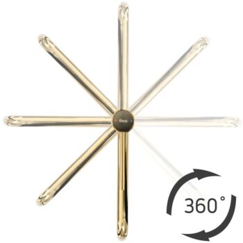 REA - Umývadlová Lugano Gold vysoká REA-B5002