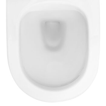 REA - Závesná WC misa vrátane sedátka Rimless Carlo Flat Mini biela REA-C2760