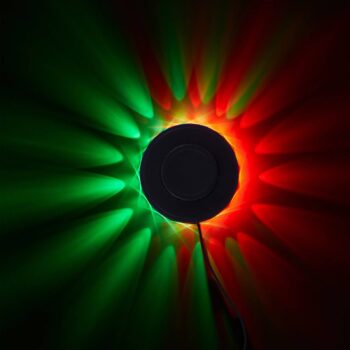 RGB LED svetelné koleso - dekoratívne svetlo s hudobným senzorom