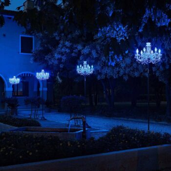 RGBW vonkajšia stojaca lampa Drylight – aplikácia
