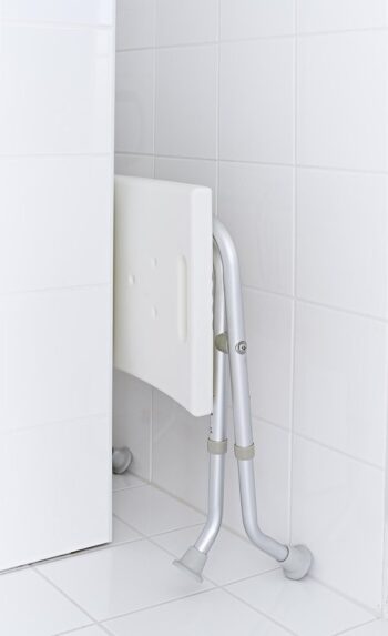 RIDDER - HANDICAP Kúpeľňová stolička, sklopná, biela A0050301