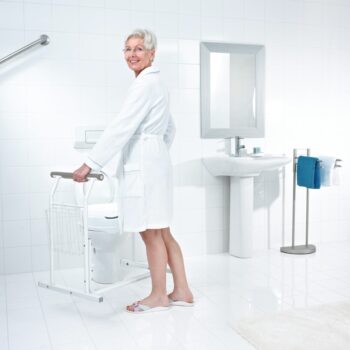 RIDDER - HANDICAP Oporný systém madiel u WC, biele A0110101