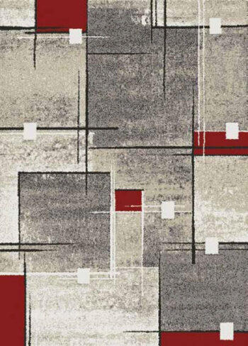 Ragolle, Kusový koberec Pherris 30241-0264 red/beige, 200x290, béžová, kancelária