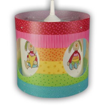 Rainbow Rabbit – otáčajúca sa závesná lampa