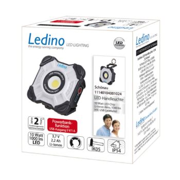 Reflektor na baterky Schönau LED lampáš s 1 000 lm