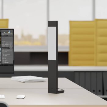 Regent Joker stolná LED lampa, čierna
