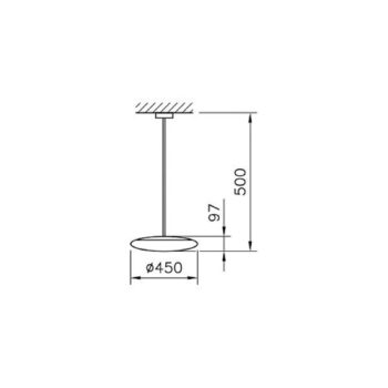 Regent Lighting Torino Ø 45 cm 23 W 50 cm 3 000 K