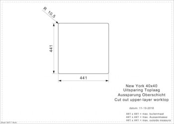 Reginox Reginox - Nerezový drez New York 40x40, sitko comfort R27639
