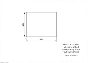 Reginox Reginox - Nerezový drez New York 50x40, sitko comfort R27646