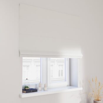 Rímska roleta Capri, biela štruktúra, Blackout 300 cm, 269-10