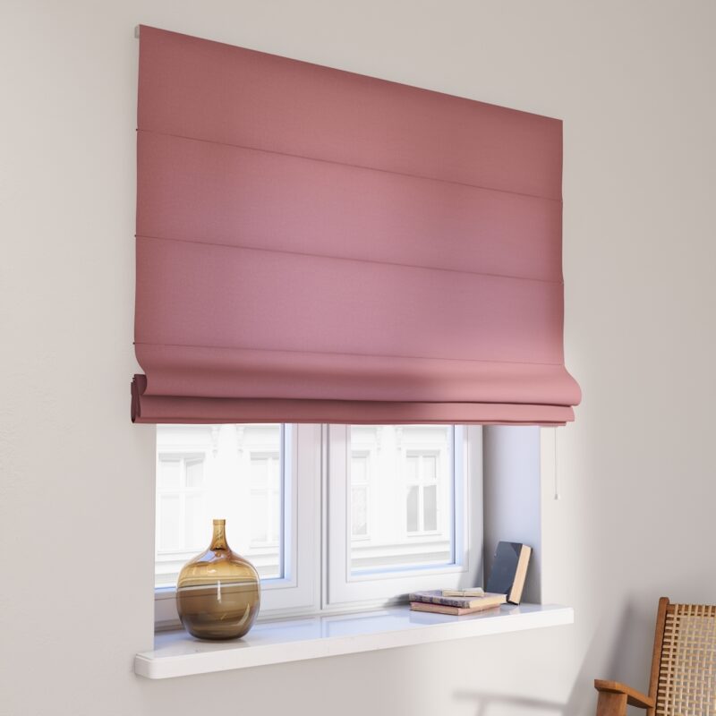 Rímska roleta Capri, matná ružová, Cotton Panama, 702-43 Rímska roleta Capri, matná ružová, Cotton Panama, 702-43