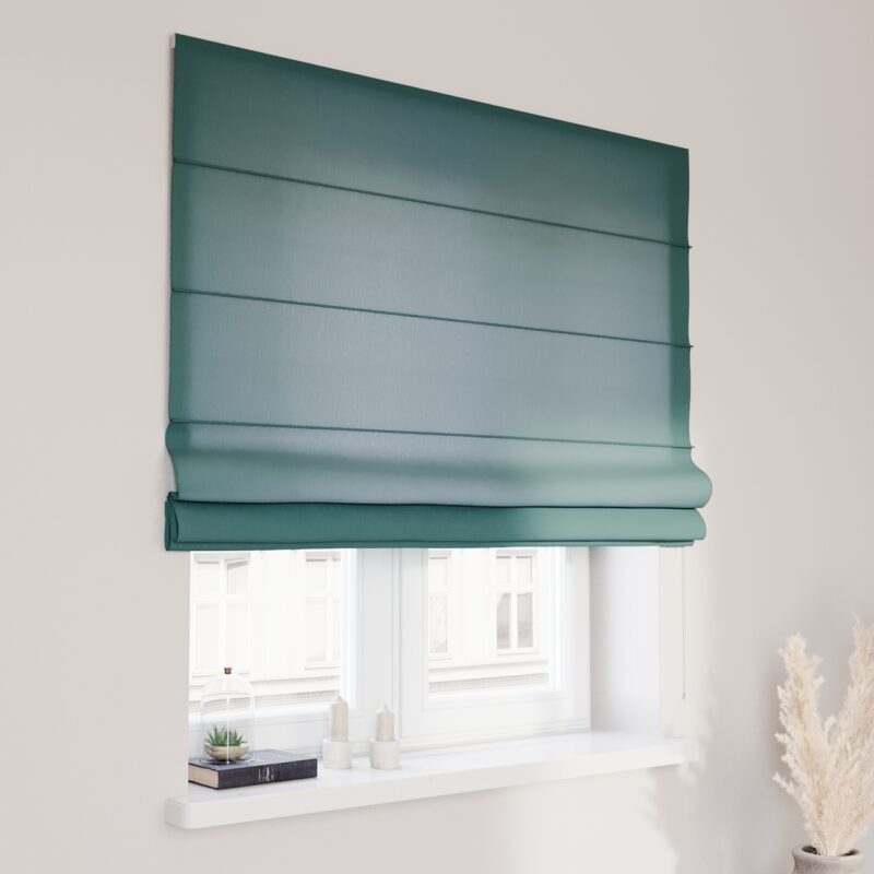 Rímska roleta Capri, matná smaragdová zelená, Linen, 159-09 Rímska roleta Capri, matná smaragdová zelená, Linen, 159-09