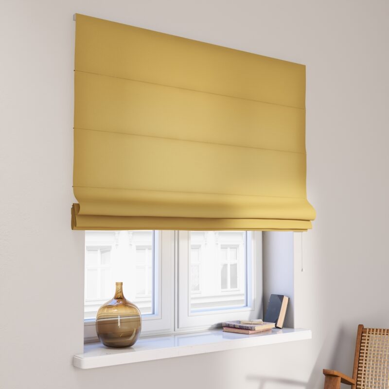 Rímska roleta Capri, matná žltá, Cotton Panama, 702-41 Rímska roleta Capri, matná žltá, Cotton Panama, 702-41