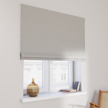 Rímska roleta Capri, sivá štruktúra, Blackout 300 cm, 269-13