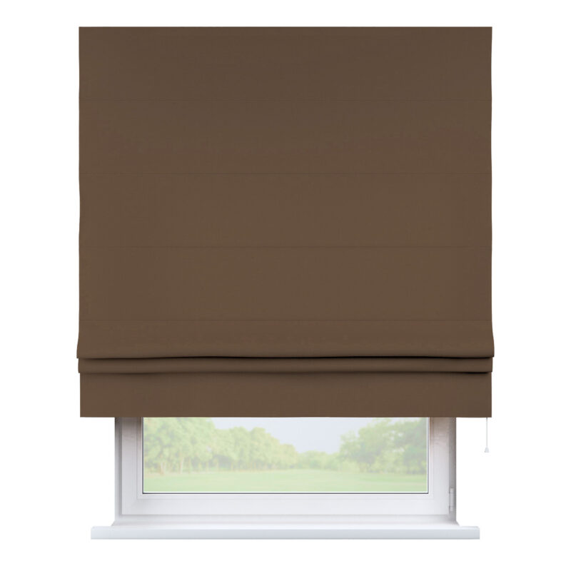 Rímska roleta Padva, mocca, Cotton Panama, 702-02 Rímska roleta Padva, mocca, Cotton Panama, 702-02