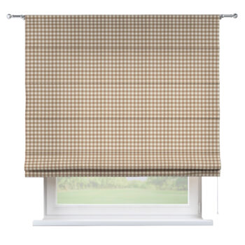 Rímska roleta Torino, béžovo-biele káro, Quadro, 136-06