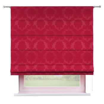 Rímska roleta Torino, bordová tkanina s vytkaným ornamentom , Damasco, 613-13