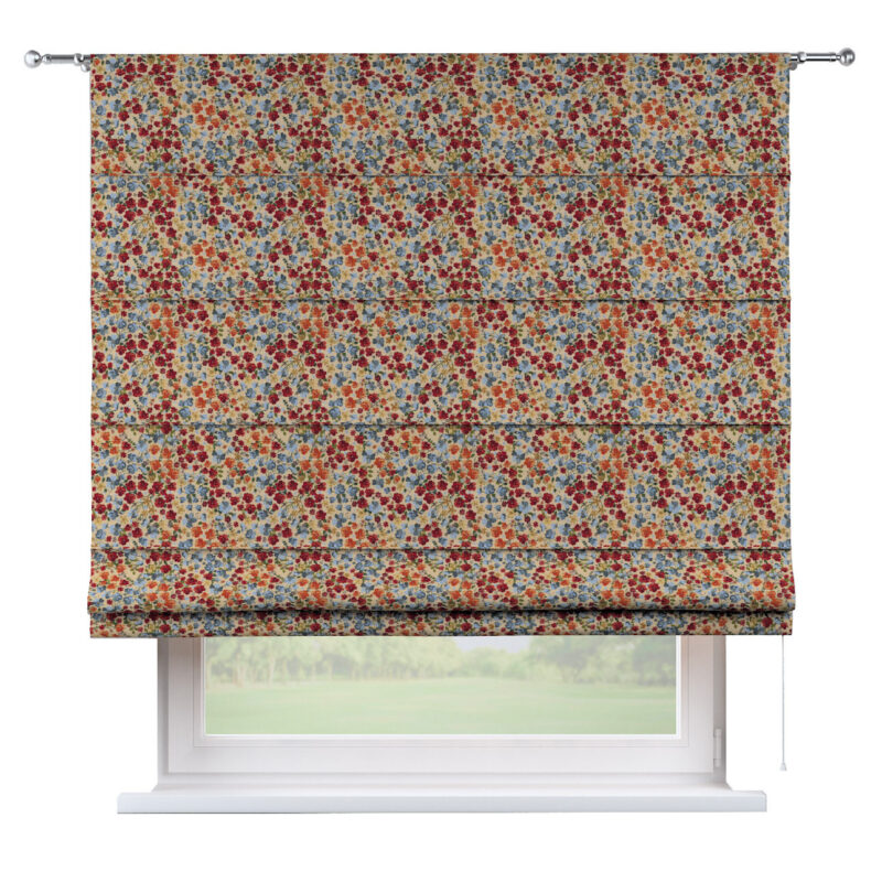 Rímska roleta Torino, červeno-modrá, Intenso Premium, 144-30 Rímska roleta Torino, červeno-modrá, Intenso Premium, 144-30