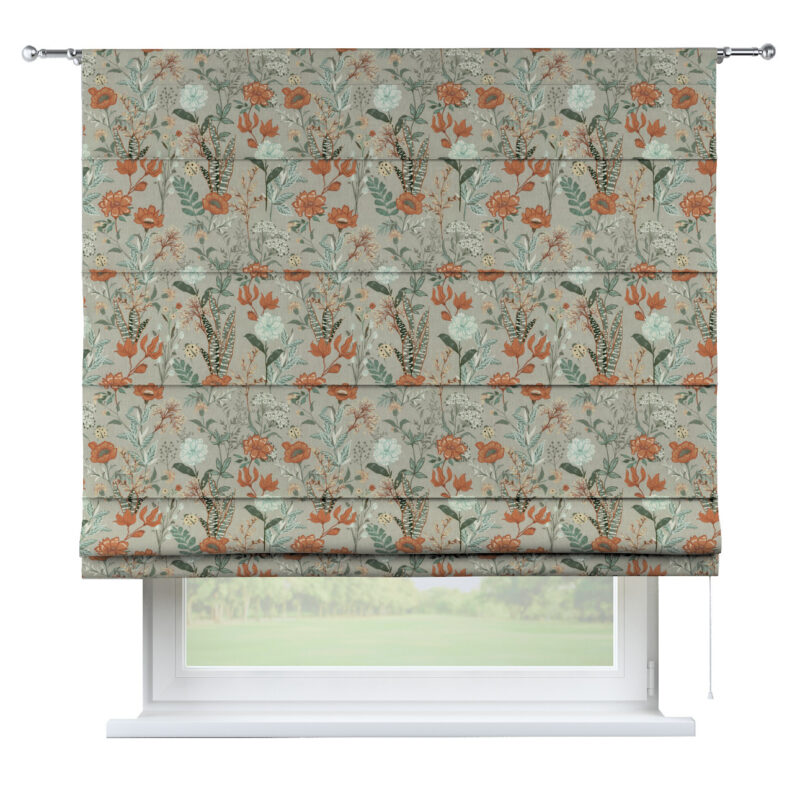 Rímska roleta Torino, farebné kvety, Flowers, 143-70 Rímska roleta Torino, farebné kvety, Flowers, 143-70