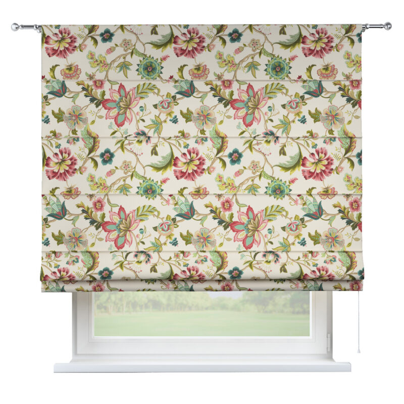 Rímska roleta Torino, farebné kvety, Londres, 122-00 Rímska roleta Torino, farebné kvety, Londres, 122-00