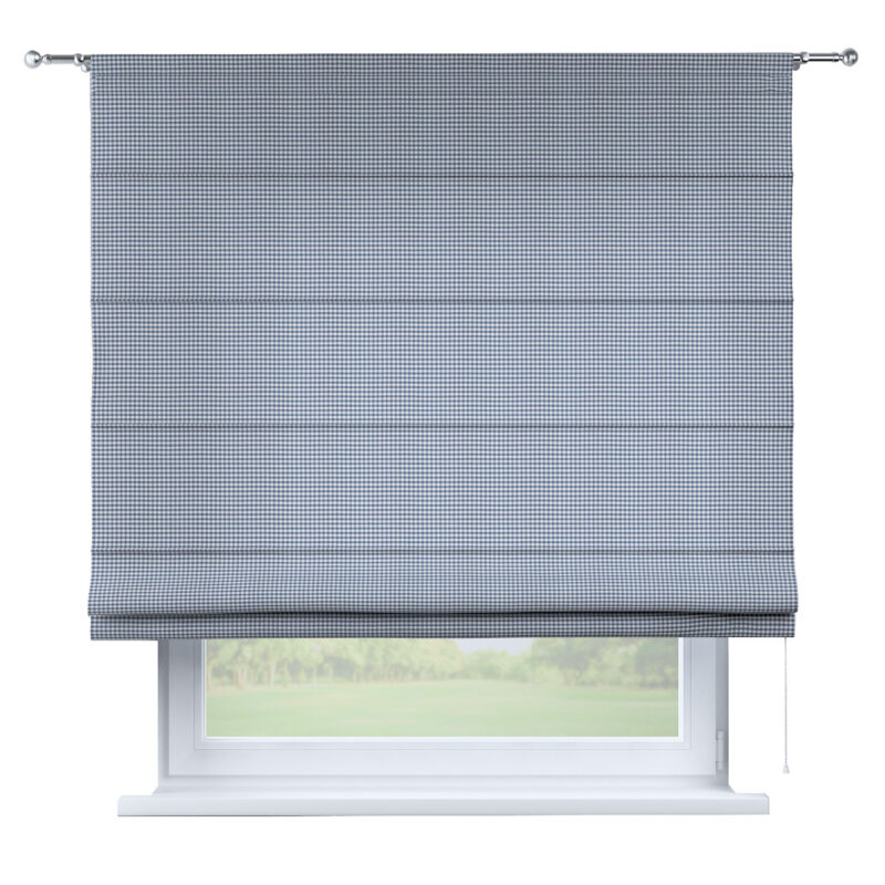 Rímska roleta Torino, granátovo -biele malé káro, Quadro, 136-00 Rímska roleta Torino, granátovo -biele malé káro, Quadro, 136-00