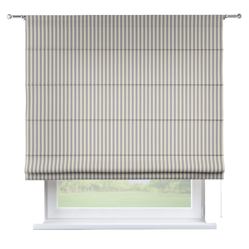 Rímska roleta Torino, granátovo-biele prúžky, Quadro, 136-02 Rímska roleta Torino, granátovo-biele prúžky, Quadro, 136-02