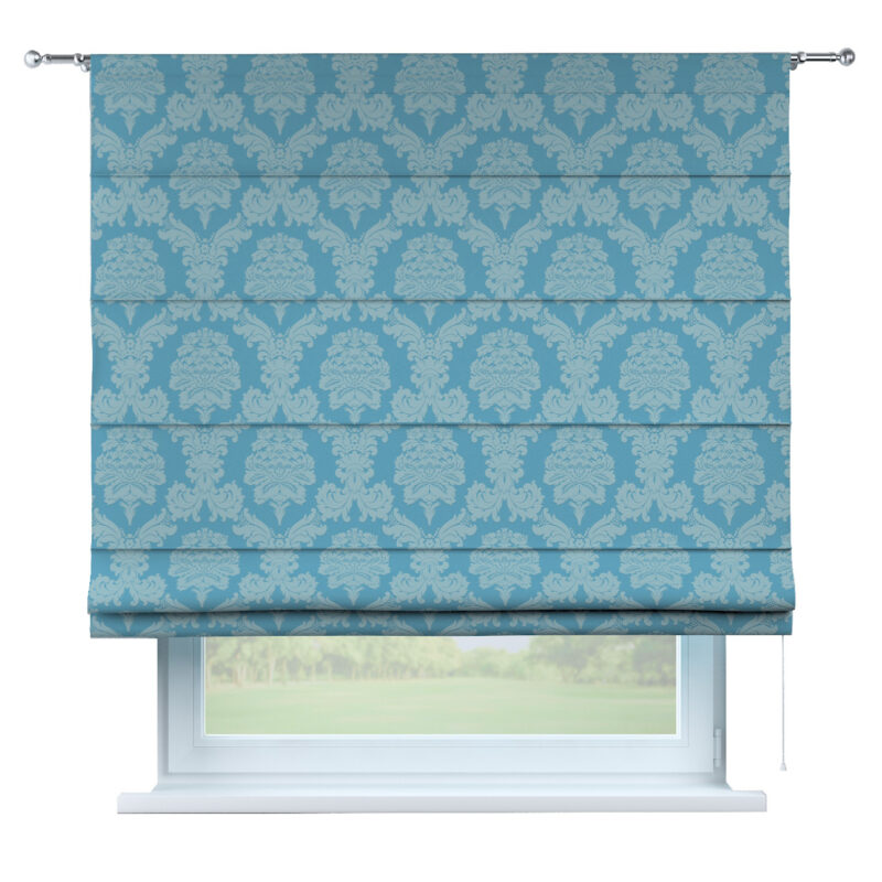 Rímska roleta Torino, modrá, Damasco, 613-67 Rímska roleta Torino, modrá, Damasco, 613-67